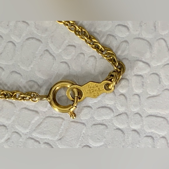 1/20 14K Gold I Love You Locket Pendant Necklace 16” - Picture 10 of 14